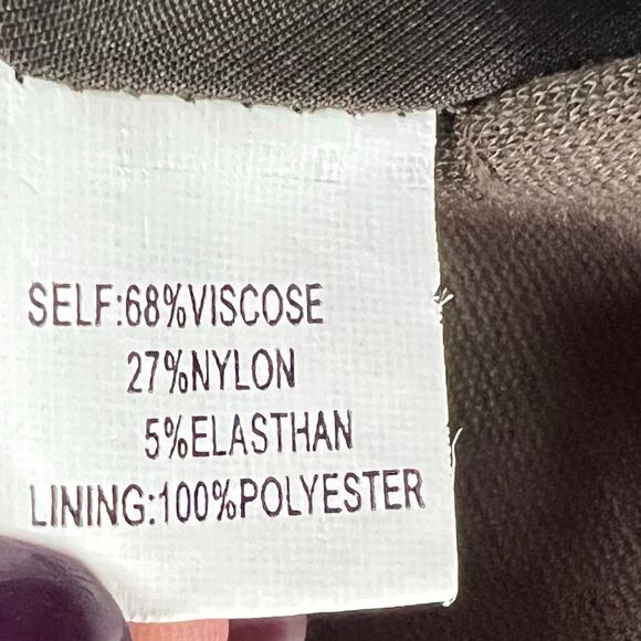 Kay Unger Dress Womens 10 Evening Collection V Neck 3/4 Sleeve Ruched Party NEW - Picture 14 of 16